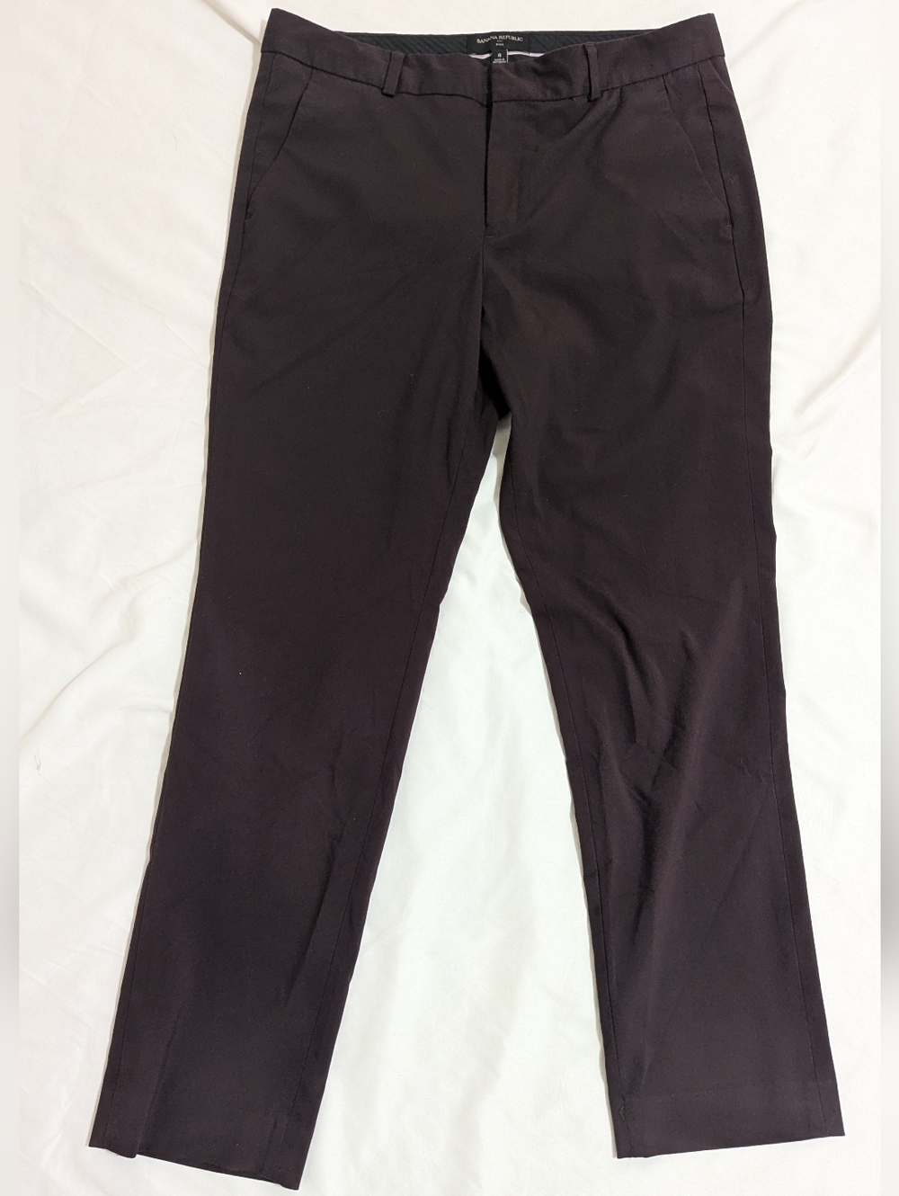 Banana Republic Ryan Fit Trouser, Color Wine Size 8